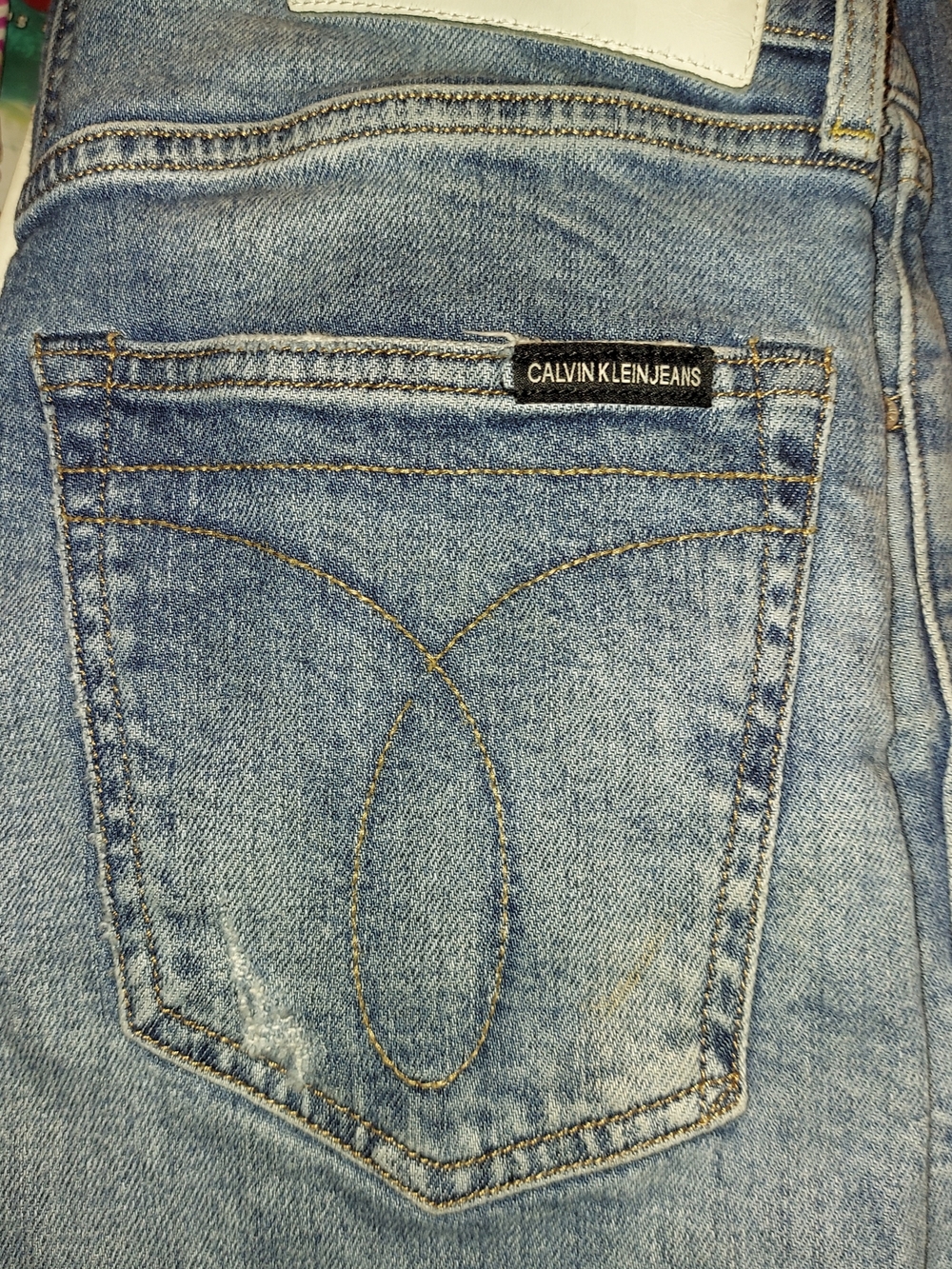 Calvin Klein Jeans Light Wash Denim Jeans